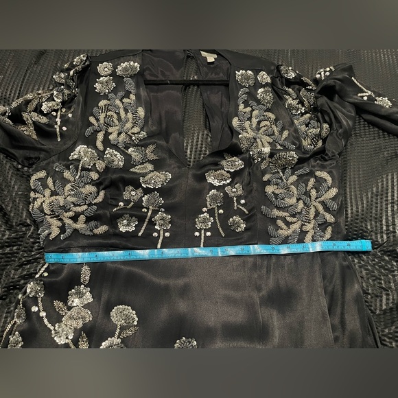 ASOS Embellished Wrap Waist Gown - Picture 7 of 9